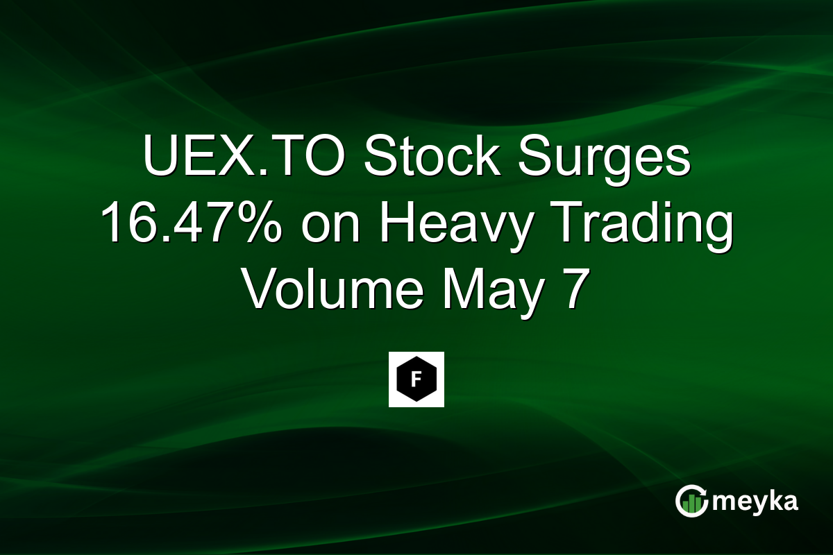 UEX.TO Stock Surges 16.47% on Heavy Trading Volume May 7