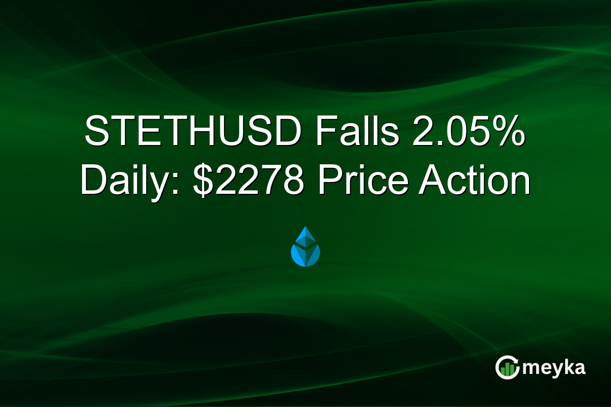 STETHUSD Falls 2.05% Daily: $2278 Price Action