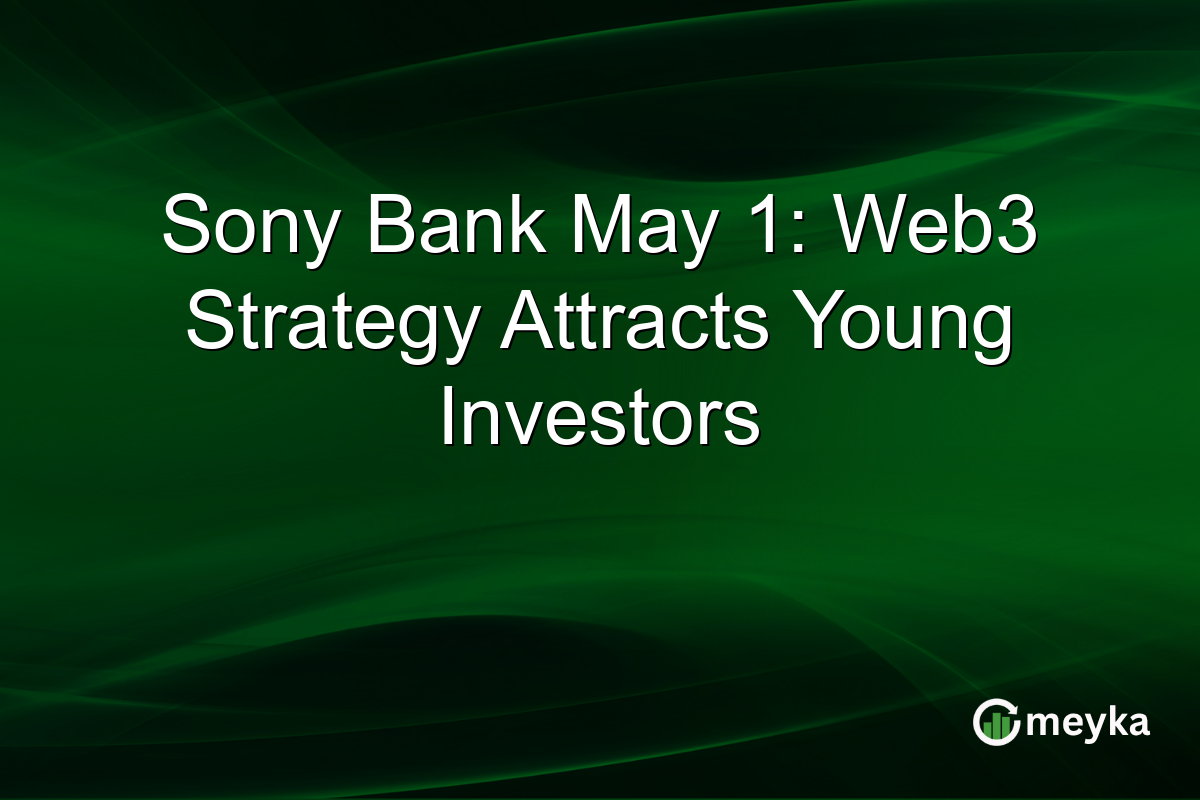 Sony Bank May 1: Web3 Strategy Attracts Young Investors