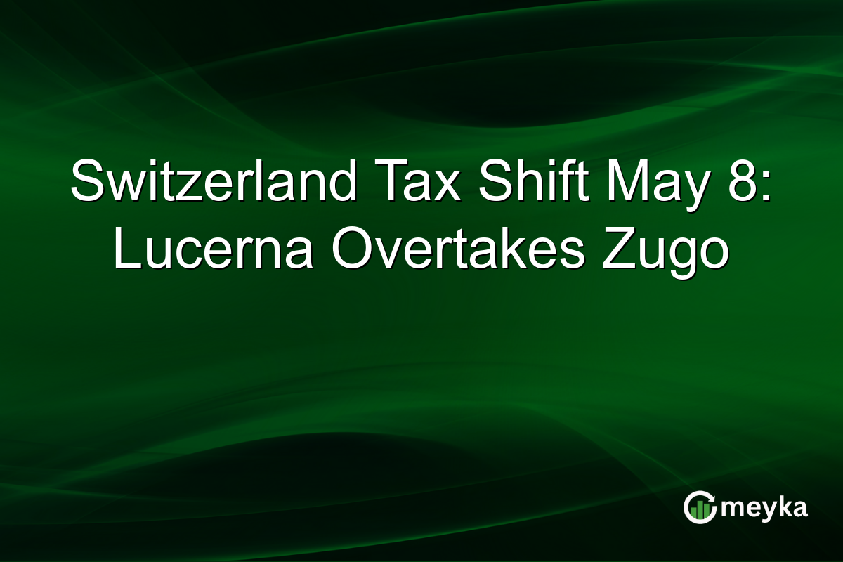 Switzerland Tax Shift May 8: Lucerna Overtakes Zugo