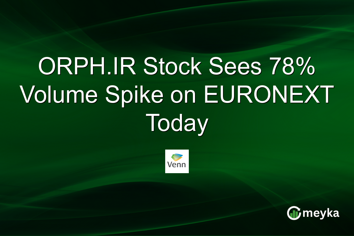 ORPH.IR Stock Sees 78% Volume Spike on EURONEXT Today