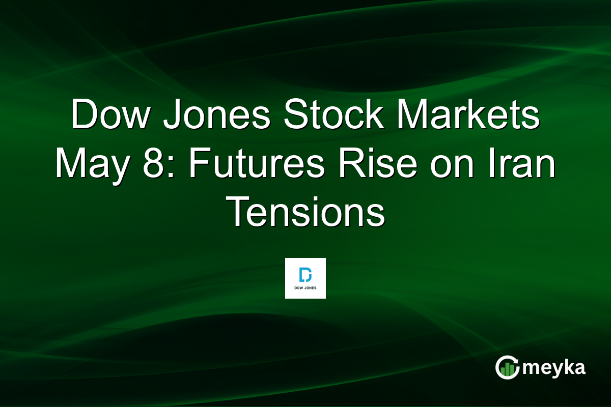 Dow Jones Stock Markets May 8: Futures Rise on Iran Tensions