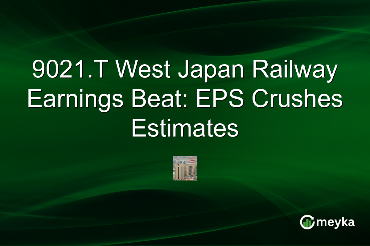 9021.T West Japan Railway Earnings Beat: EPS Crushes Estimates