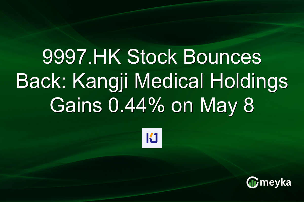 9997.HK Stock Bounces Back: Kangji Medical Holdings Gains 0.44% on May 8