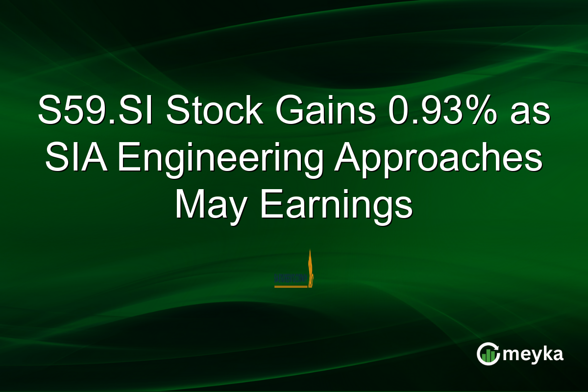 S59.SI Stock Gains 0.93% as SIA Engineering Approaches May Earnings