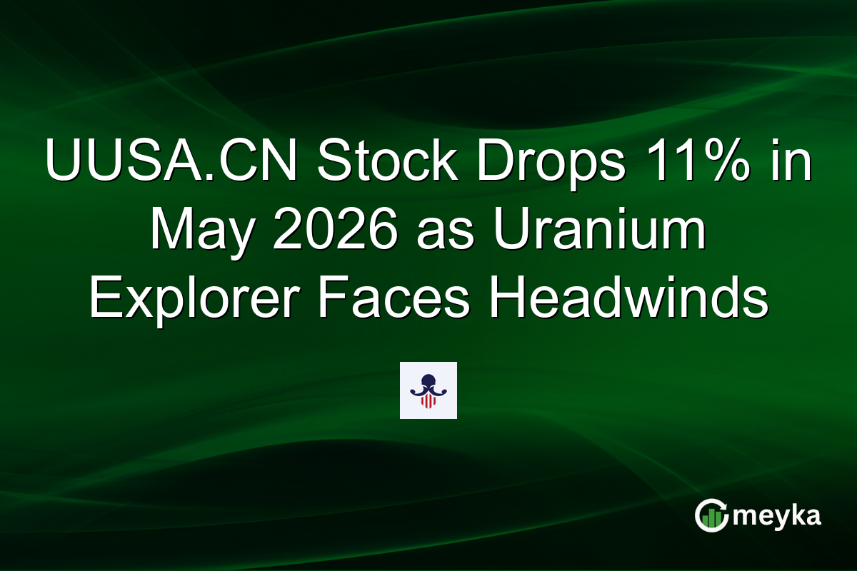 UUSA.CN Stock Drops 11% in May 2026 as Uranium Explorer Faces Headwinds