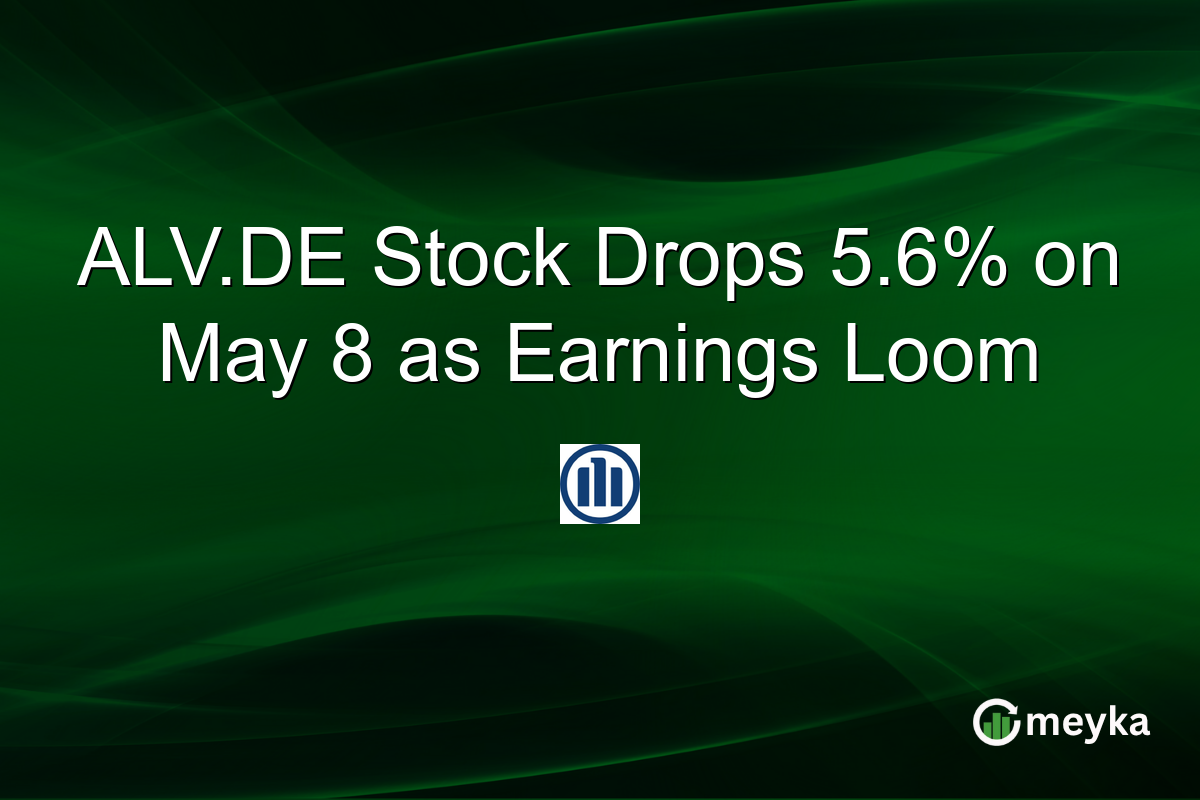 ALV.DE Stock Drops 5.6% on May 8 as Earnings Loom