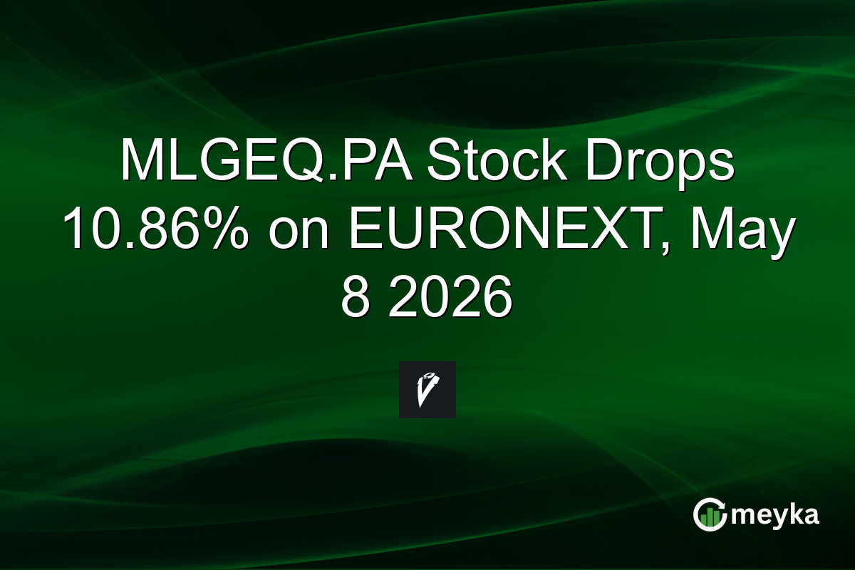 MLGEQ.PA Stock Drops 10.86% on EURONEXT, May 8 2026