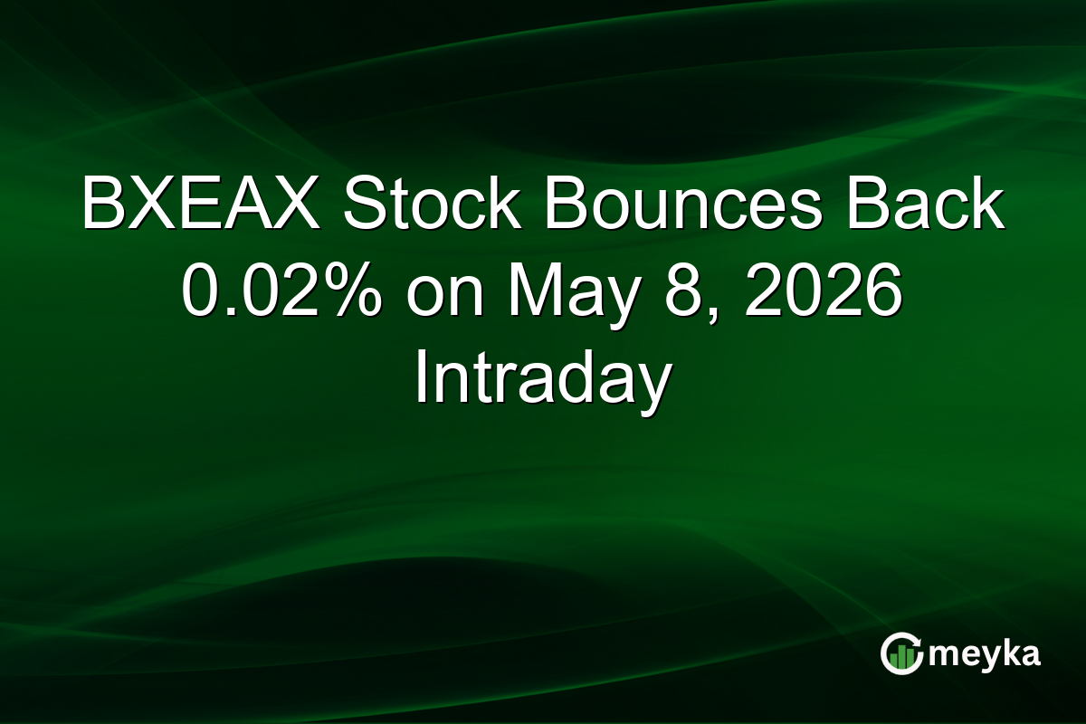 BXEAX Stock Bounces Back 0.02% on May 8, 2026 Intraday