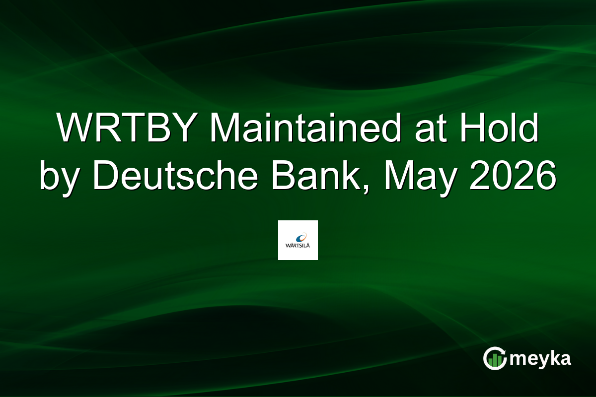 WRTBY Maintained at Hold by Deutsche Bank, May 2026