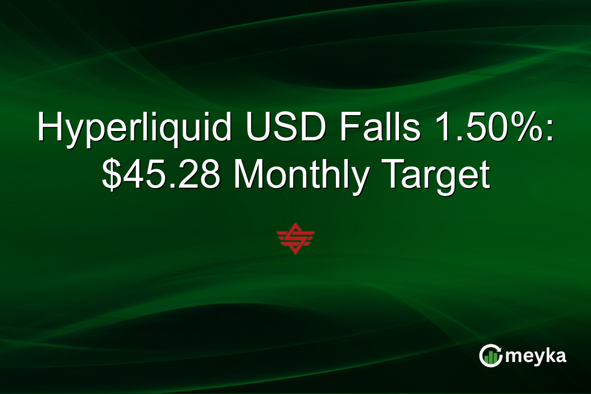 Hyperliquid USD Falls 1.50%: $45.28 Monthly Target