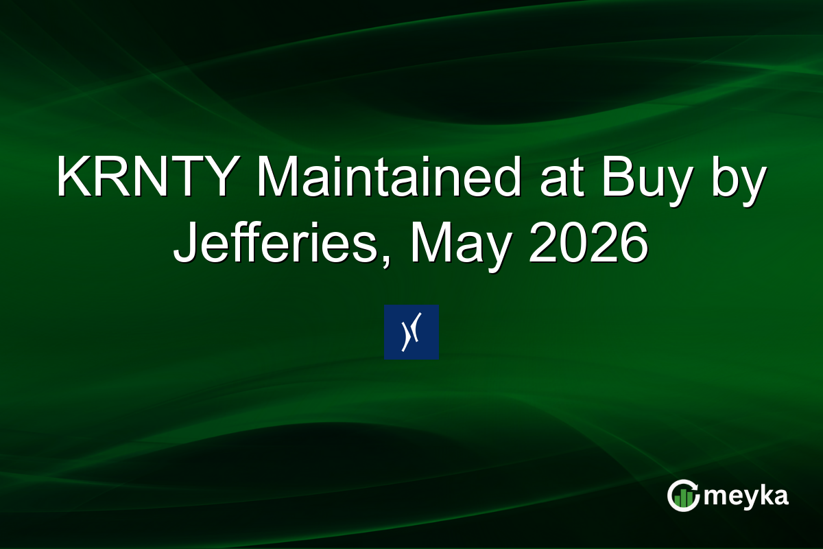 KRNTY Maintained at Buy by Jefferies, May 2026