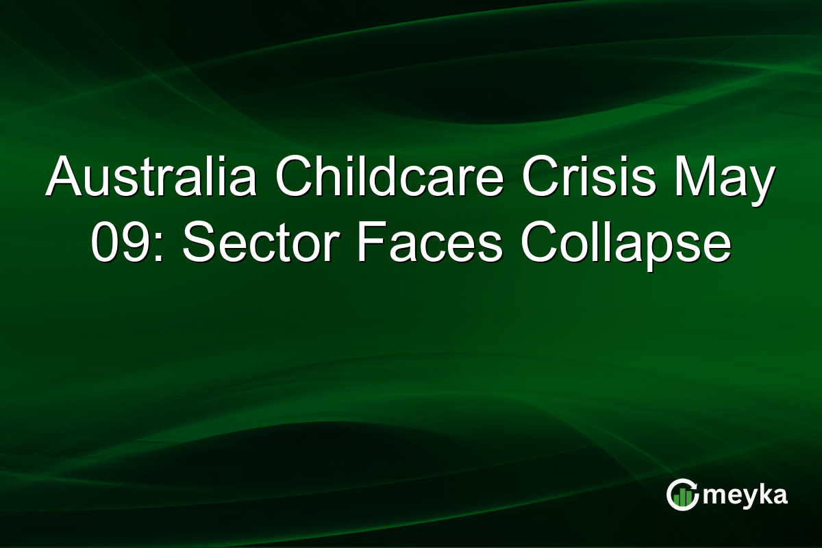 Australia Childcare Crisis May 09: Sector Faces Collapse