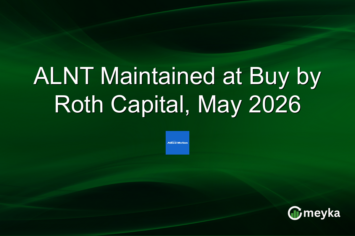 ALNT Maintained at Buy by Roth Capital, May 2026
