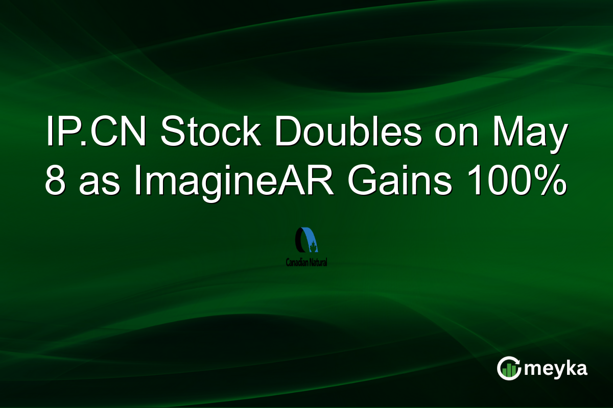 IP.CN Stock Doubles on May 8 as ImagineAR Gains 100%