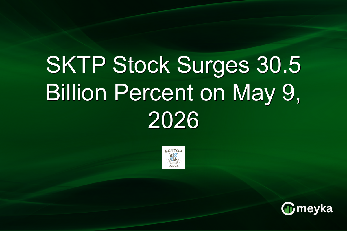 SKTP Stock Surges 30.5 Billion Percent on May 9, 2026