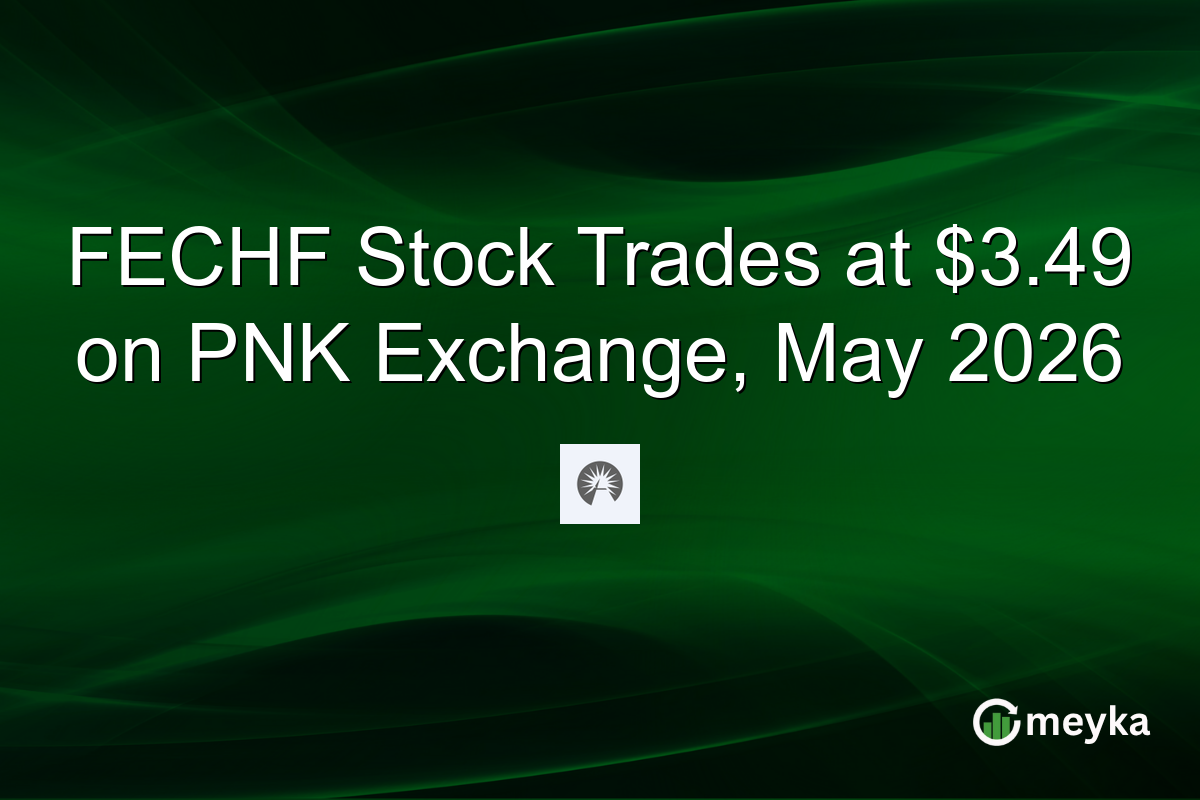FECHF Stock Trades at $3.49 on PNK Exchange, May 2026