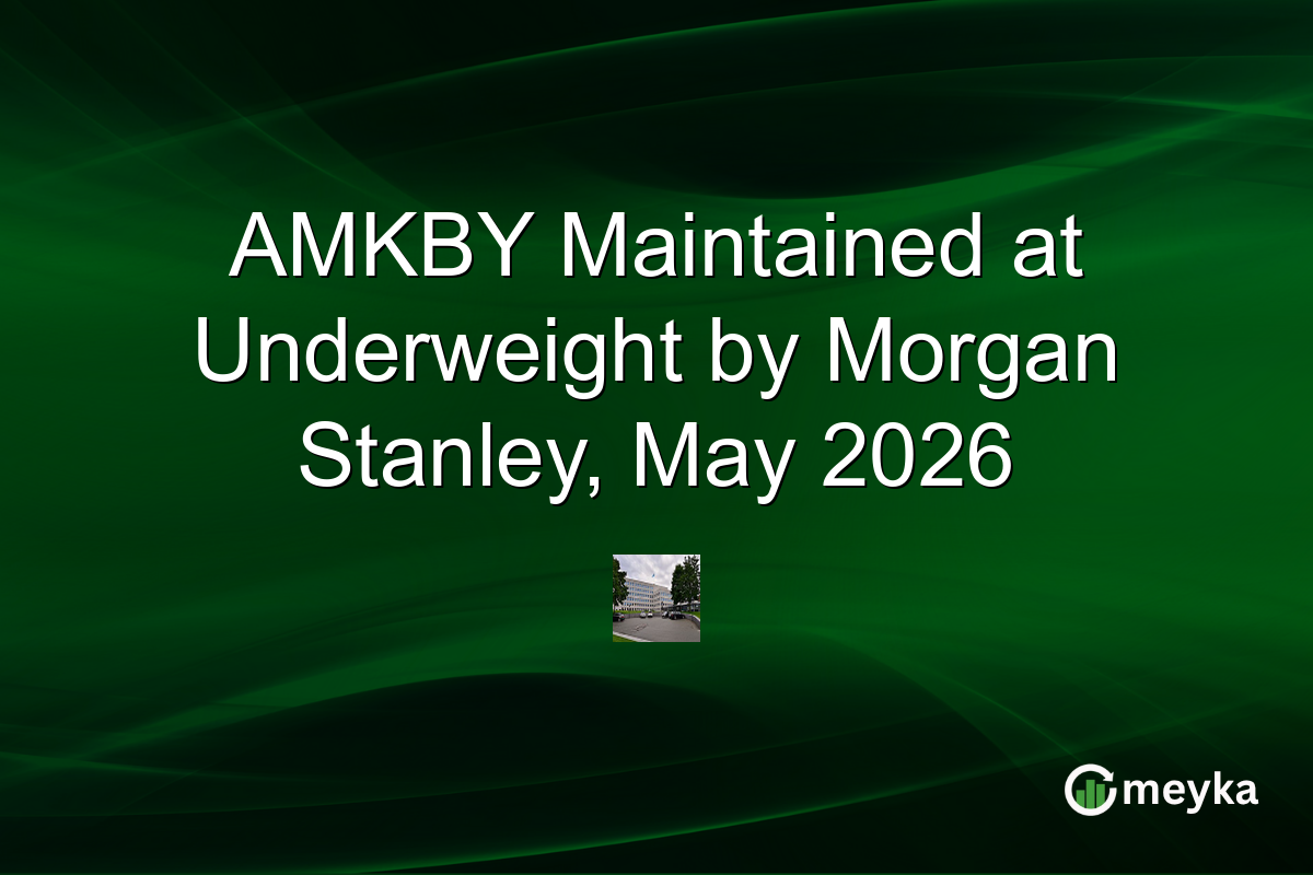 AMKBY Maintained at Underweight by Morgan Stanley, May 2026