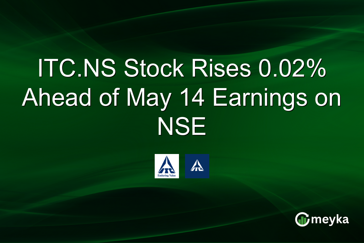 ITC.NS Stock Rises 0.02% Ahead of May 14 Earnings on NSE
