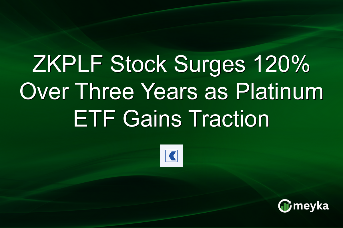 ZKPLF Stock Surges 120% Over Three Years as Platinum ETF Gains Traction