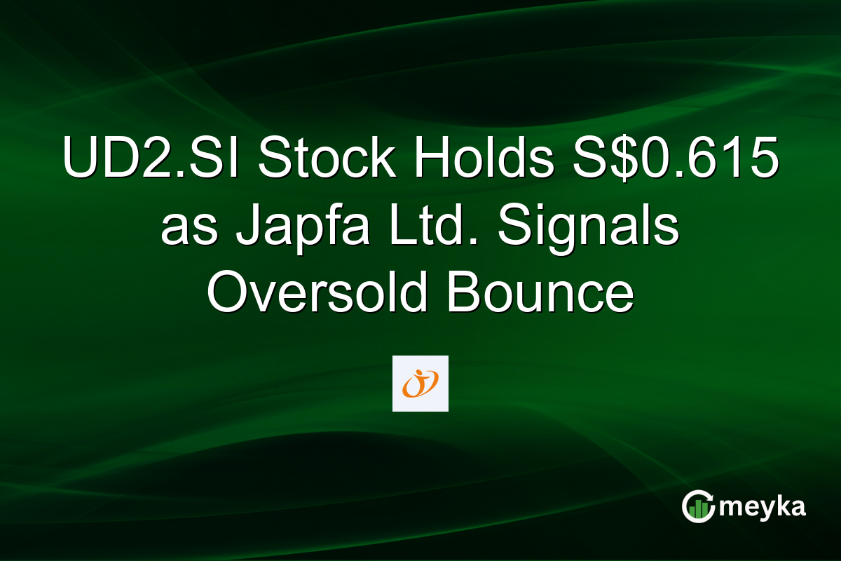 UD2.SI Stock Holds S$0.615 as Japfa Ltd. Signals Oversold Bounce