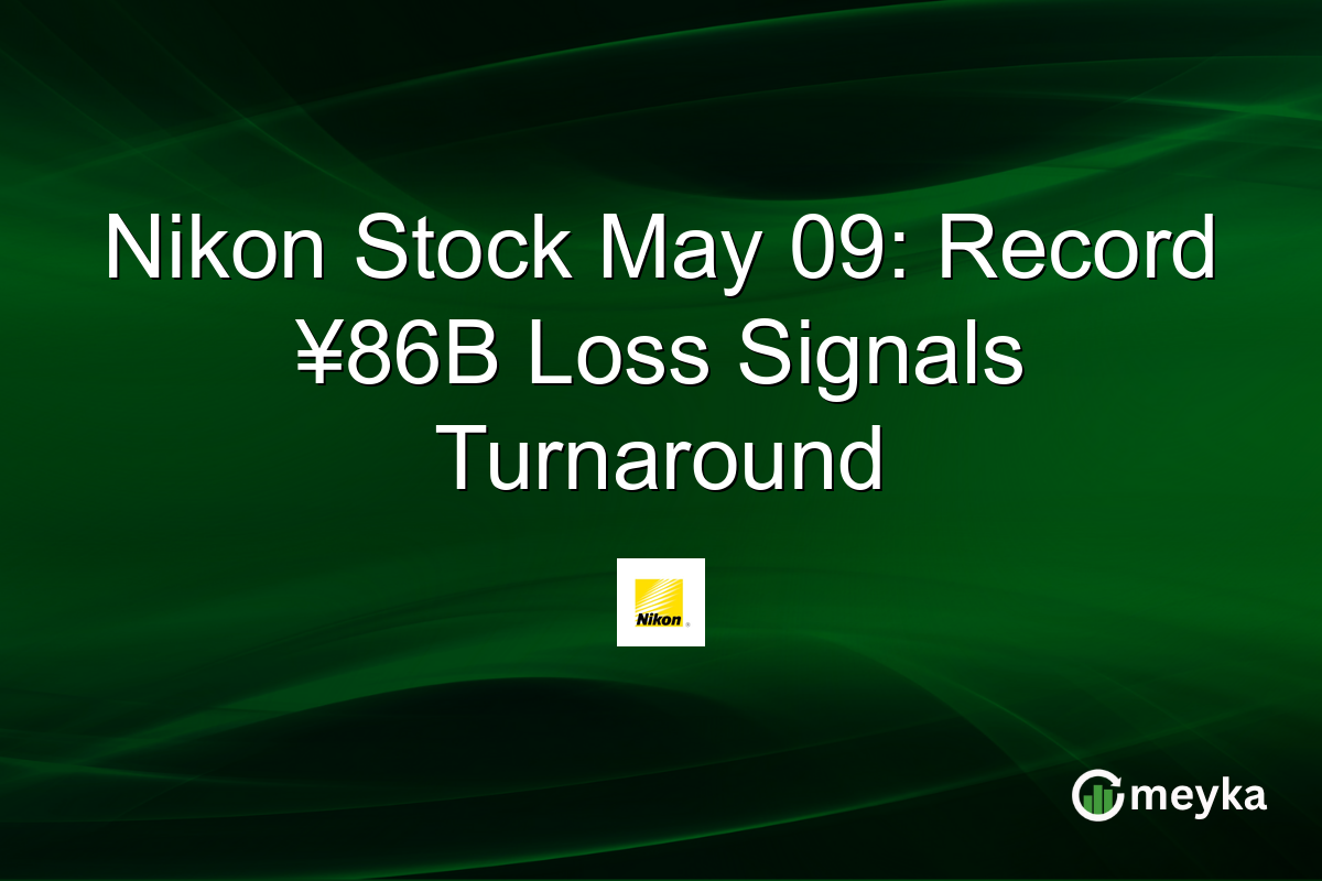 Nikon Stock May 09: Record ¥86B Loss Signals Turnaround