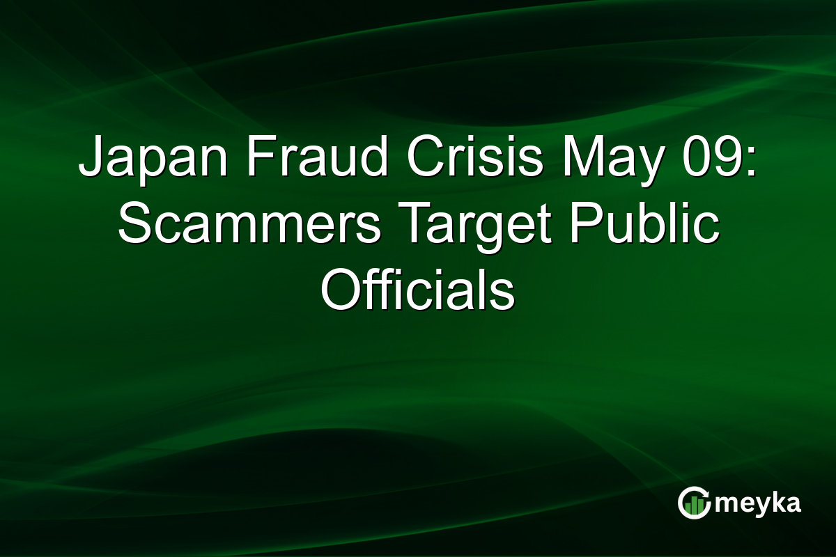 Japan Fraud Crisis May 09: Scammers Target Public Officials