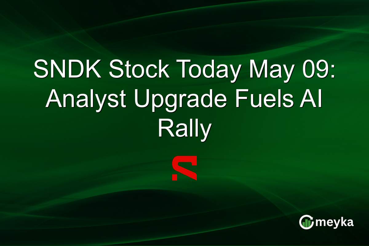 SNDK Stock Today May 09: Analyst Upgrade Fuels AI Rally