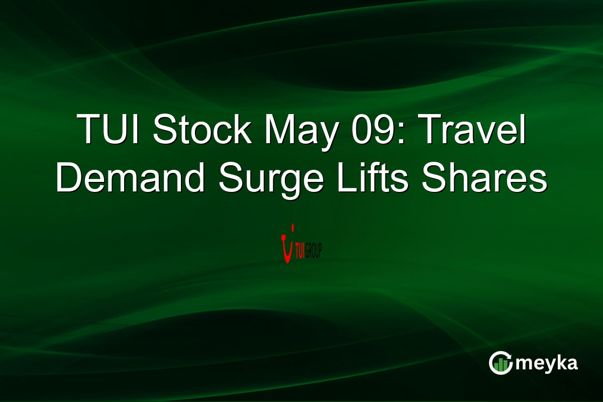 TUI Stock May 09: Travel Demand Surge Lifts Shares