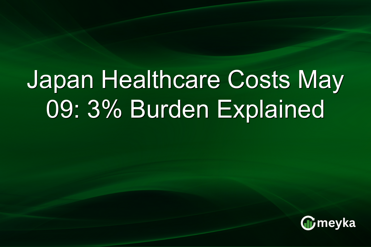 Japan Healthcare Costs May 09: 3% Burden Explained
