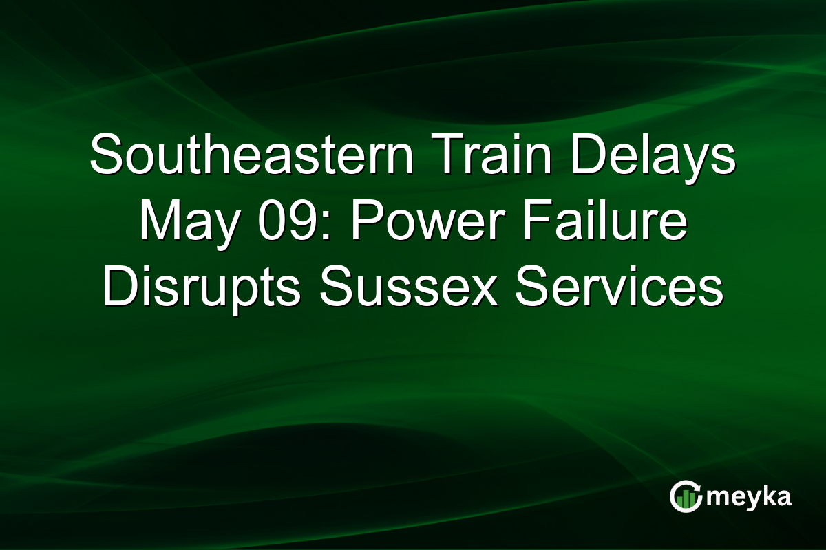 Southeastern Train Delays May 09: Power Failure Disrupts Sussex Services