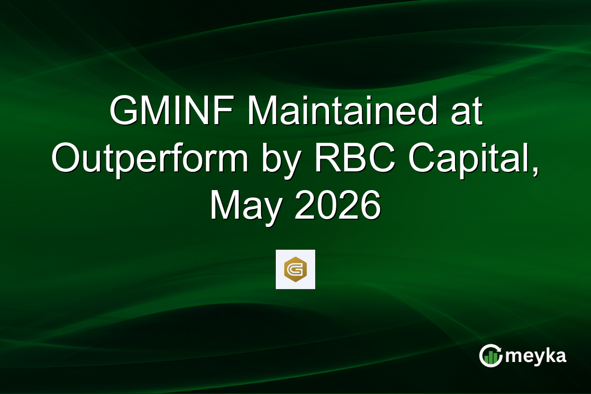 GMINF Maintained at Outperform by RBC Capital, May 2026