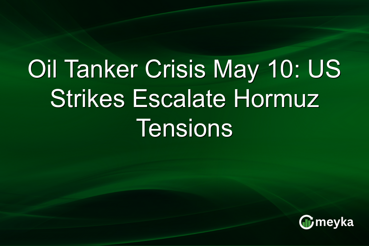 Oil Tanker Crisis May 10: US Strikes Escalate Hormuz Tensions