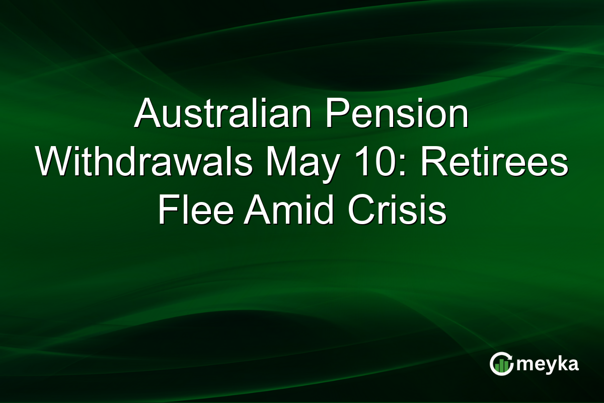 Australian Pension Withdrawals May 10: Retirees Flee Amid Crisis