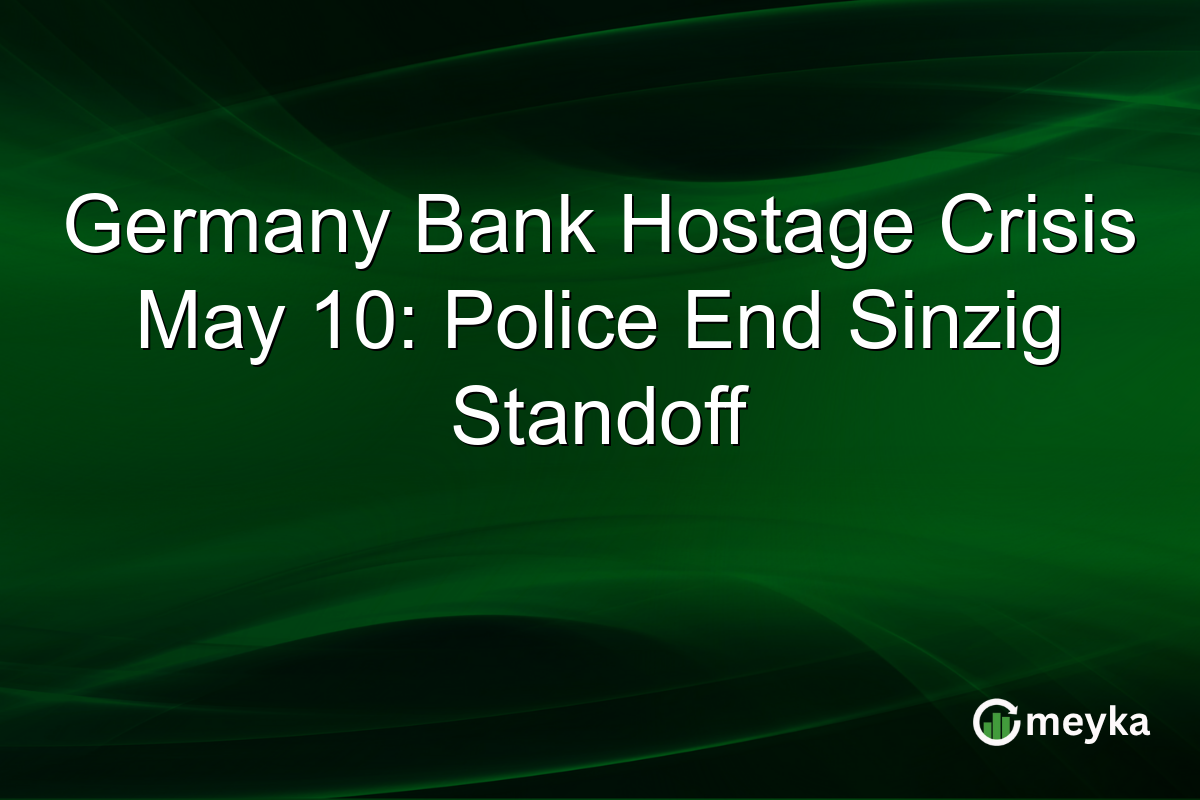 Germany Bank Hostage Crisis May 10: Police End Sinzig Standoff