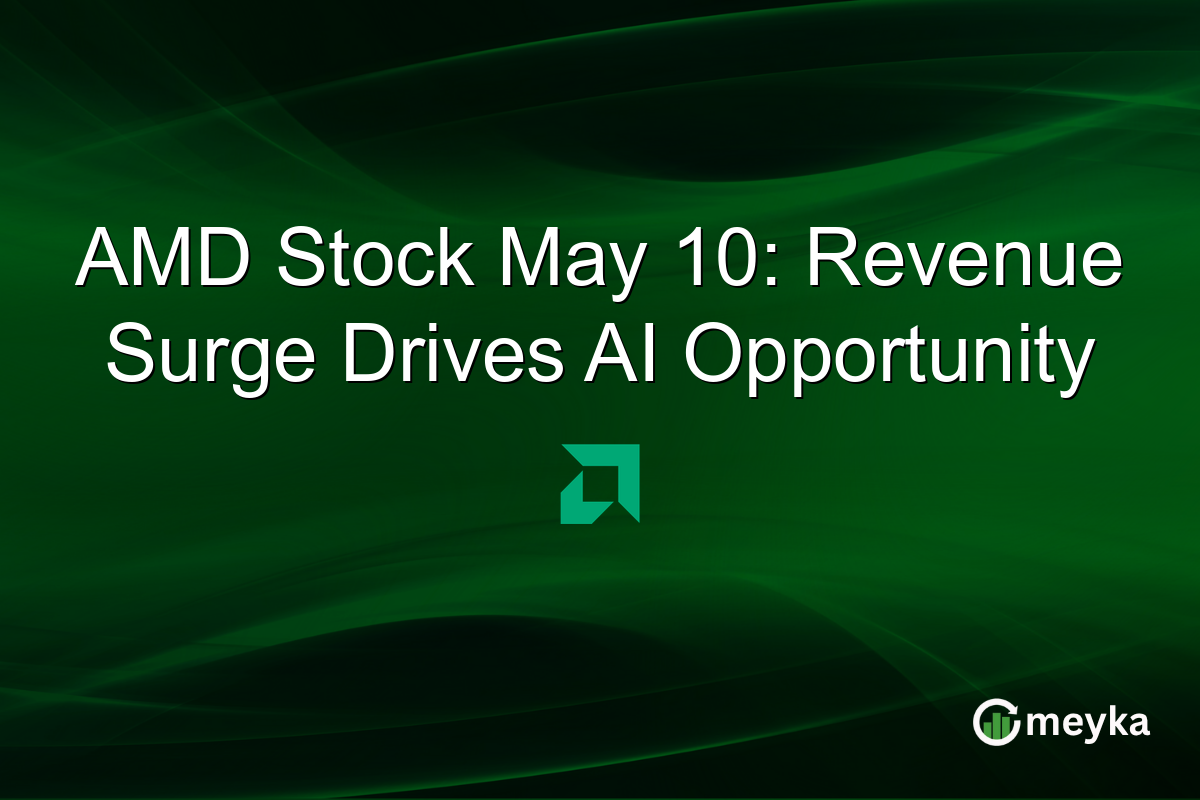 AMD Stock May 10: Revenue Surge Drives AI Opportunity
