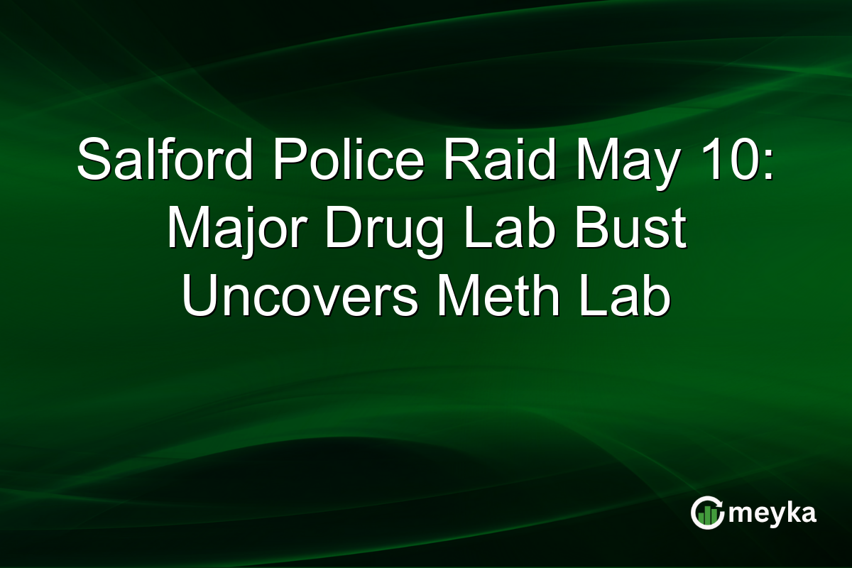 Salford Police Raid May 10: Major Drug Lab Bust Uncovers Meth Lab