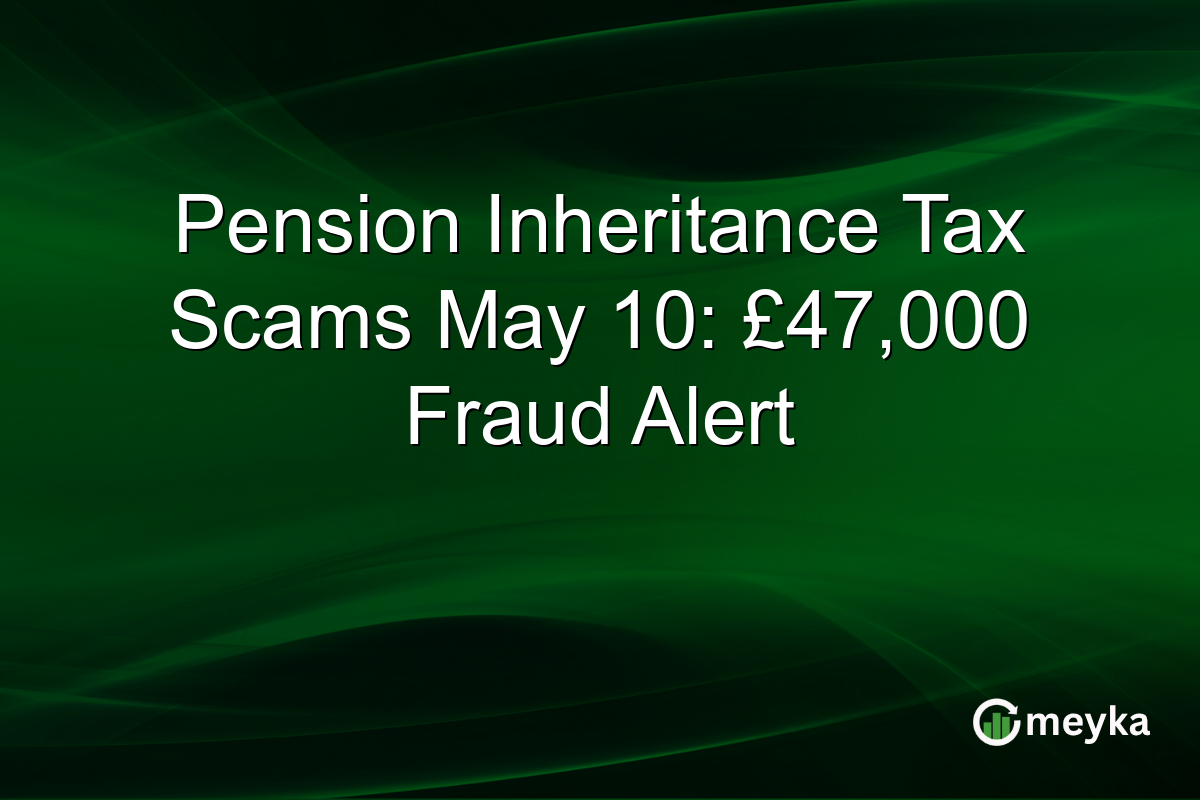 Pension Inheritance Tax Scams May 10: £47,000 Fraud Alert