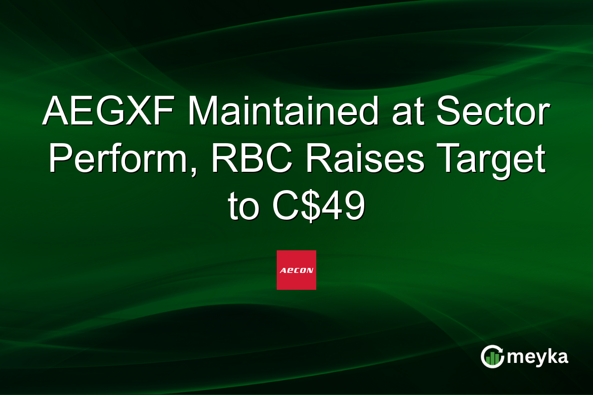 AEGXF Maintained at Sector Perform, RBC Raises Target to C$49