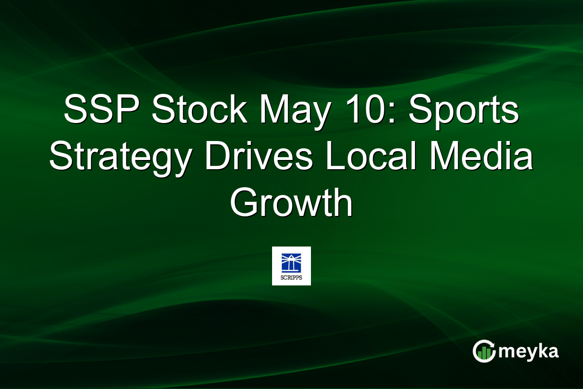 SSP Stock May 10: Sports Strategy Drives Local Media Growth
