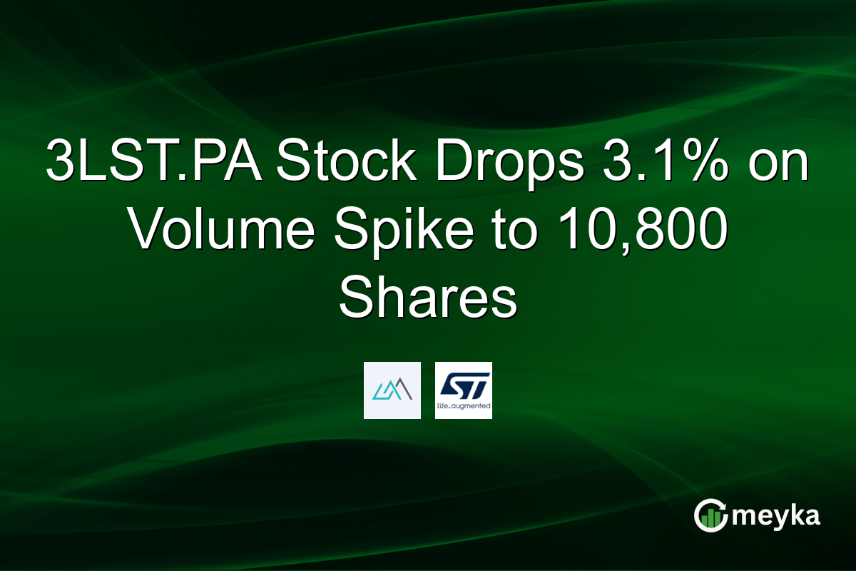 3LST.PA Stock Drops 3.1% on Volume Spike to 10,800 Shares