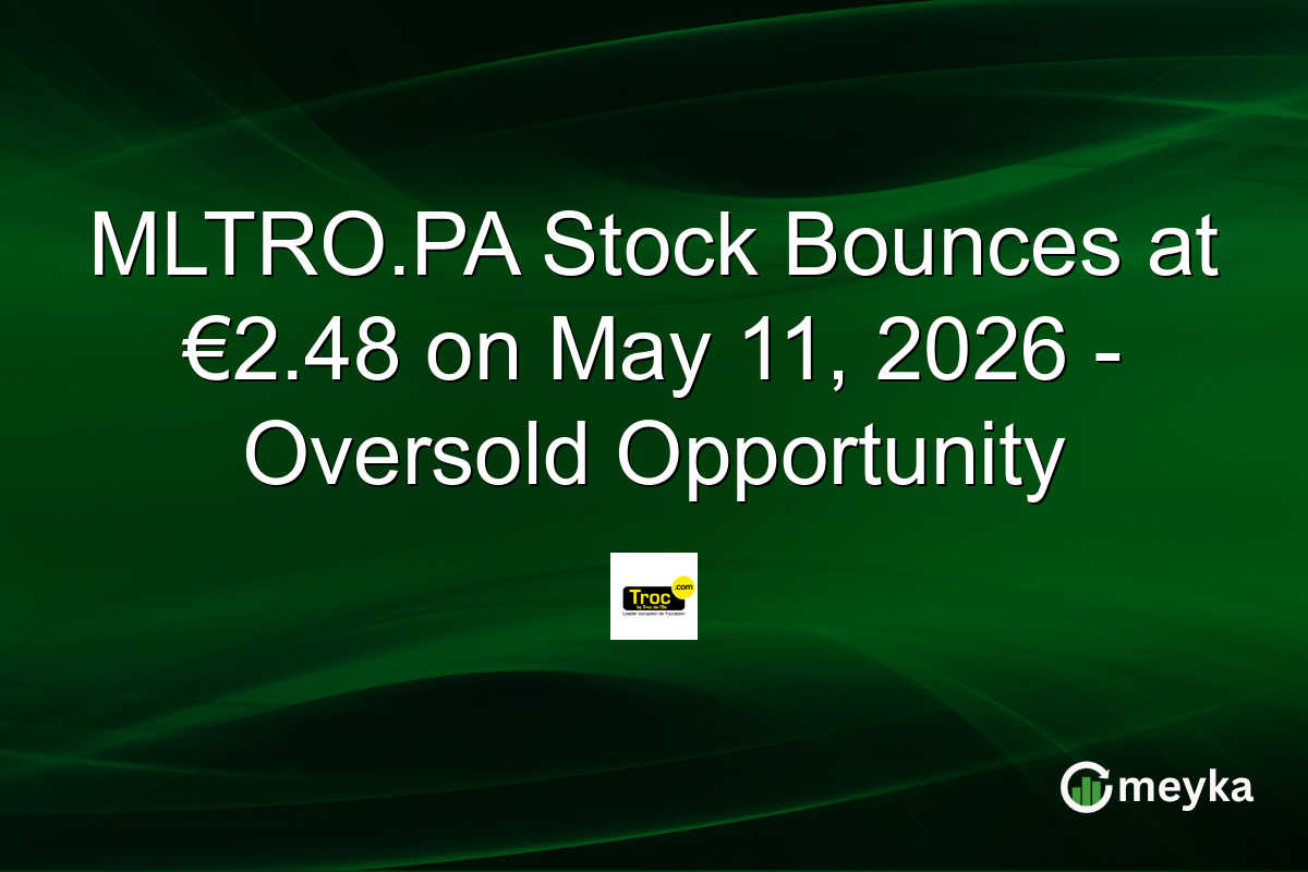 MLTRO.PA Stock Bounces at €2.48 on May 11, 2026 – Oversold Opportunity