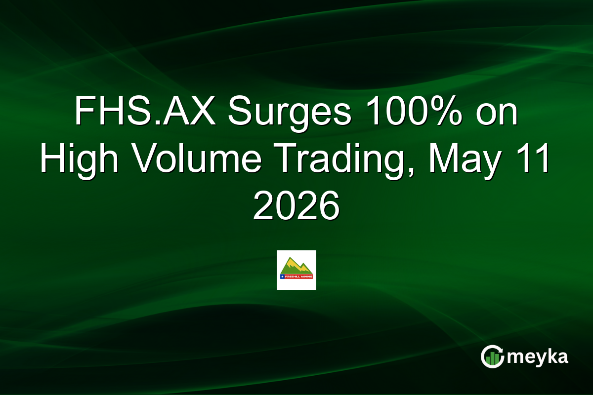FHS.AX Surges 100% on High Volume Trading, May 11 2026