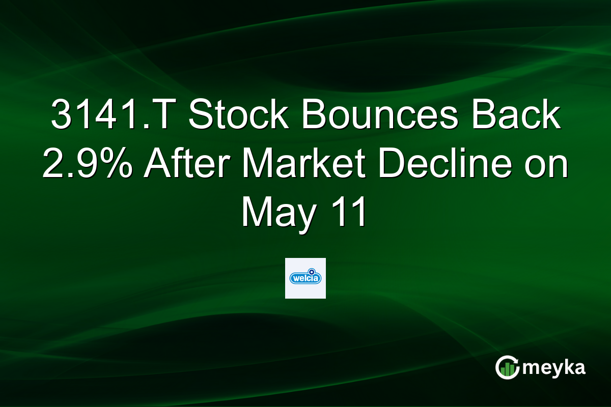 3141.T Stock Bounces Back 2.9% After Market Decline on May 11
