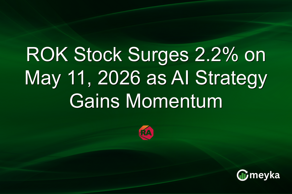 ROK Stock Surges 2.2% on May 11, 2026 as AI Strategy Gains Momentum