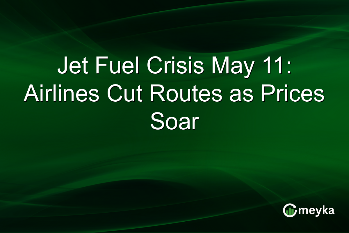 Jet Fuel Crisis May 11: Airlines Cut Routes as Prices Soar