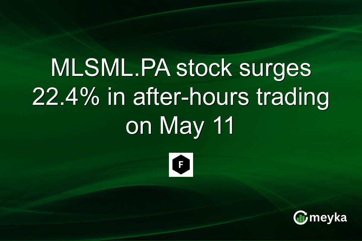 MLSML.PA stock surges 22.4% in after-hours trading on May 11