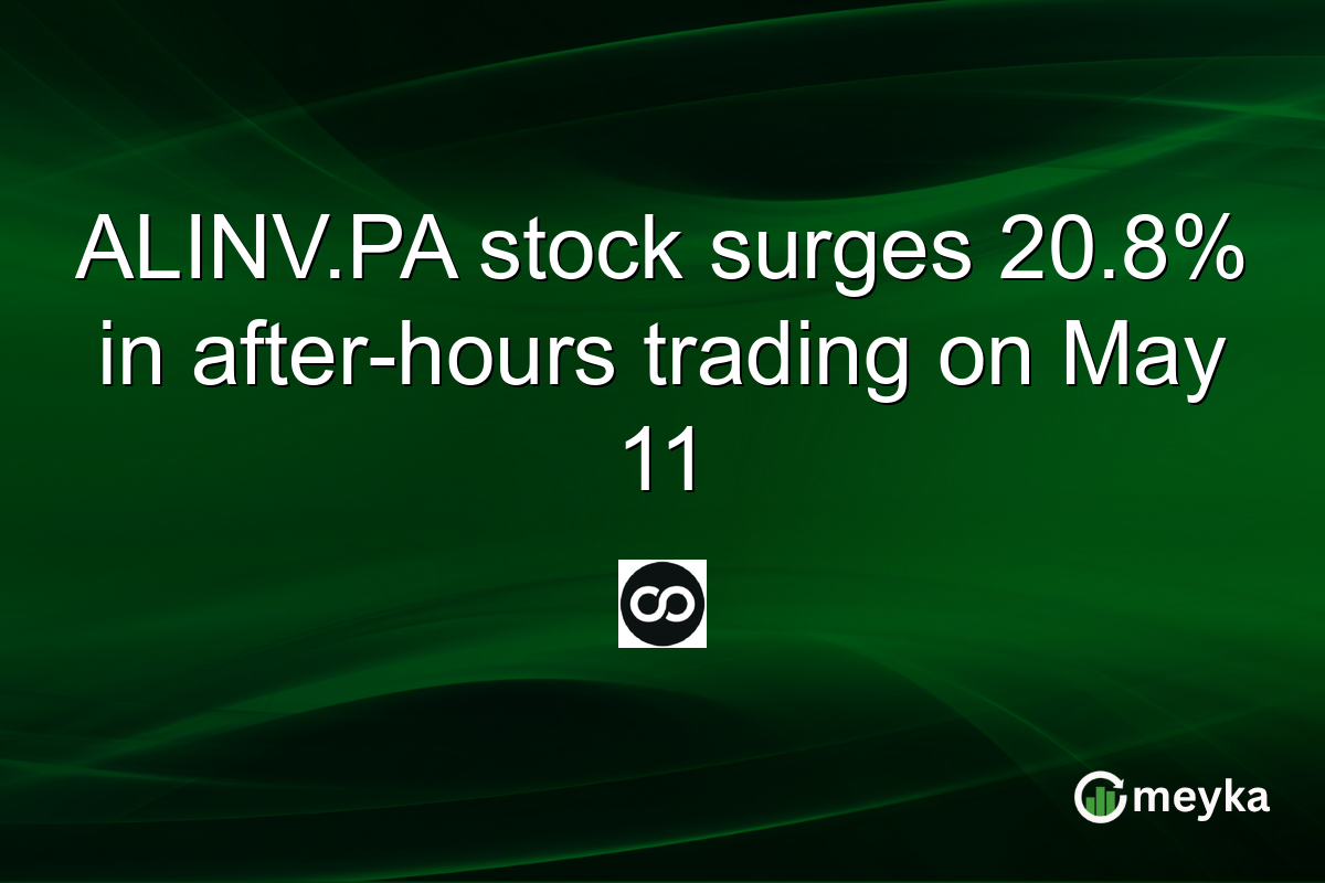ALINV.PA stock surges 20.8% in after-hours trading on May 11