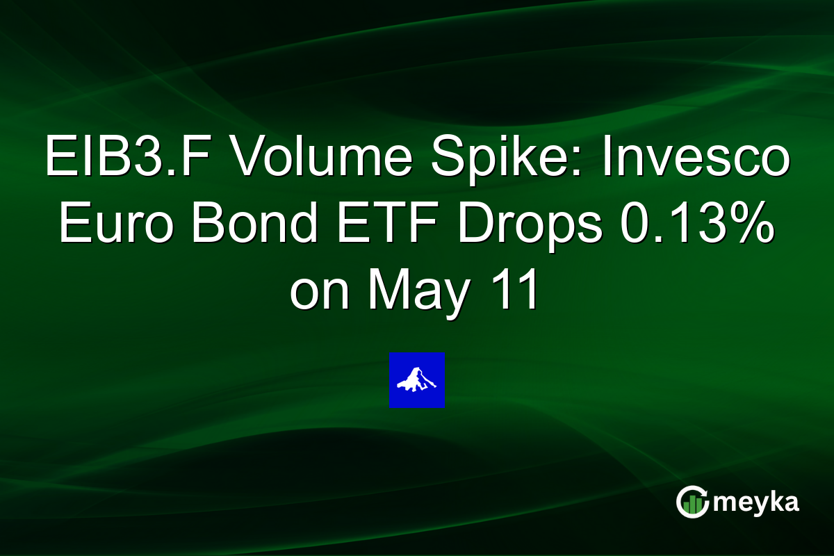 EIB3.F Volume Spike: Invesco Euro Bond ETF Drops 0.13% on May 11