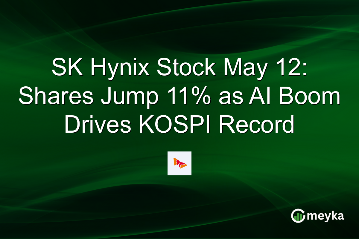 SK Hynix Stock May 12: Shares Jump 11% as AI Boom Drives KOSPI Record